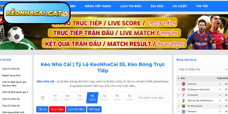 Keonhacai cat chuyên cập nhật kèo nhà cái 24/7